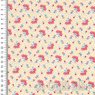 Dilly Dally | Tiny Floral Yellow-Red [10781-SR]