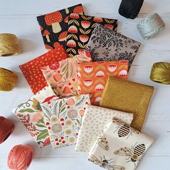 Meadowmere | Moody Florals Blossom with Gold Metallic [48361-39M]
