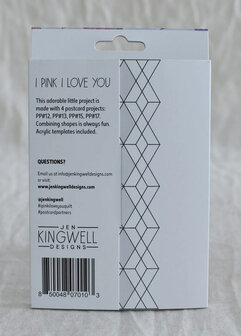 Jen Kingwell | I Pink I Love You [Postcard Partner]