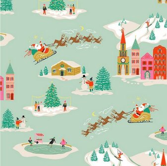 Holly Jolly | Holiday Toile Glacier [3188]