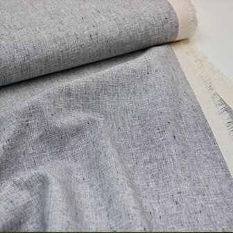 COUPON Essex | Yarn Dyed Homespun Indigo [E114-1178] Linnen 32x110cm