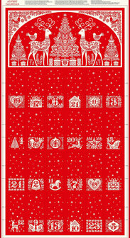 Kerstpanel | Christmas Advent Scandi [117R]