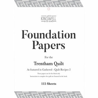 Jen Kingwell - Foundation Piecing Papers &#039;Trentham&#039; *PRE-ORDER*