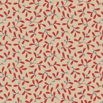 Tilda Merry Little Christmas | Mistletoe Red [100623]