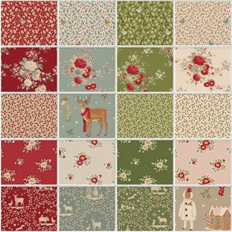 Bundel | Tilda Merry Little Christmas 20x FQ