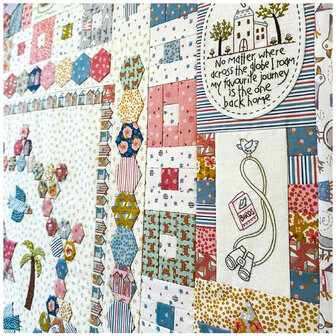 The Birdhouse &#039;Happy Travels Quilt&#039;