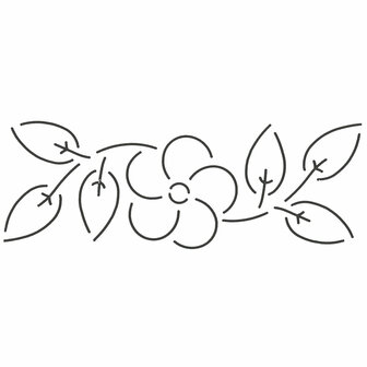 Quilt Sjabloon Rand 3inch [SN8] 