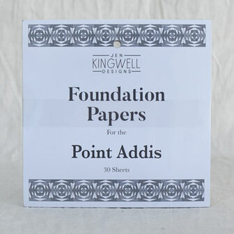 Jen Kingwell - Foundation Piecing Papers &#039;Point Addis&#039; 