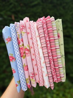 COUPON A Very Sweet Christmas | Rose Stripe [3066-11] 50x110cm**