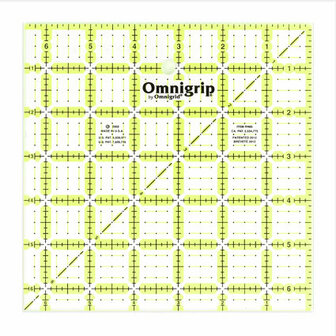 Omnigrid Liniaal INCH 6,5in x 6,5in NEON