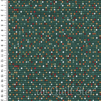 Makower UK | Golden - Mosaic Green [162G]