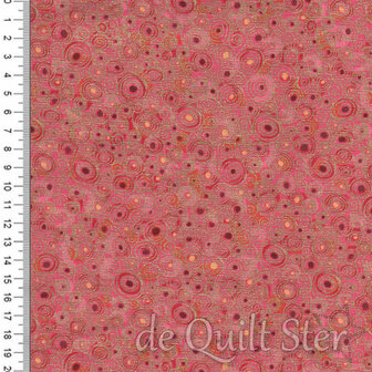 Makower UK | Golden - Scroll Red [158R]