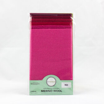 Sue Spargo Merino Wol Packs | 1/64 - Red [SWP64]