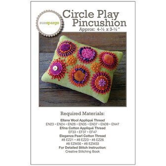 Sue Spargo | Circle Play Pincushion