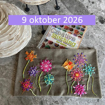 Workshop | Creative Cover, Borduren &aacute; la Sue Spargo - Fanny Eikelenboom