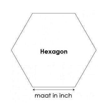 Hexagon 1inch - Papiertjes | 650stuks