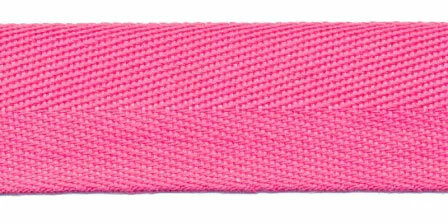 Keperband | 25mm - Hard Roze