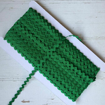 ZigZag band | 7mm - Groen