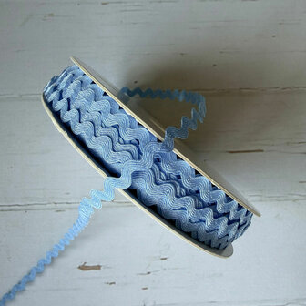 ZigZag band | 7mm - Licht blauw