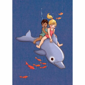 Ansichtkaart Belle &amp; Boo | Dolphin Adventure