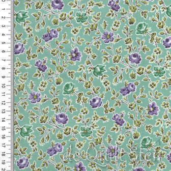Andover | Sweet Things - Climbing Rose Teal [1636T]