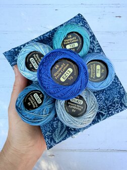 Makower | Driftwood - Ripples Blue [177B]