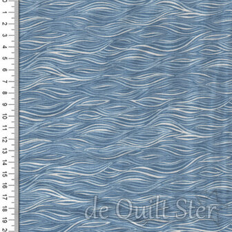Makower | Driftwood - Ripples Blue [177B]