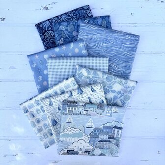 Makower | Driftwood - Beach Huts Light Cream [174Q1]