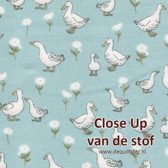 Makower | Little Ones - Ducks Teal [190T]