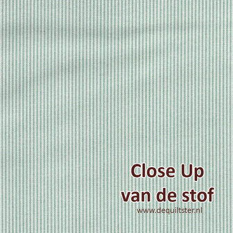 Makower | Little Ones - Pin Stripe Teal [2088G3]