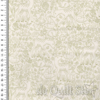 Makower | Little Ones - Etched Green [194G]