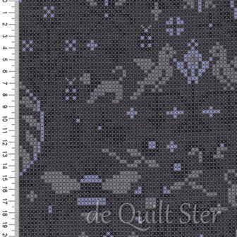 SALE Alison Glass Sunprints | CrossStitch Charcoal [9387K] 