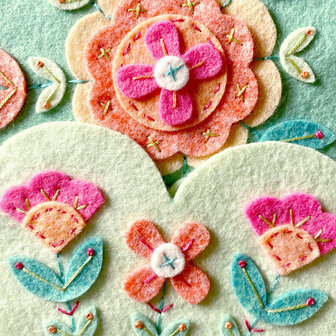 The Cinnamon Patch | DIY Pakket ' Folk Art Hearts' [CPK098]