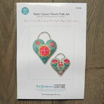 The Cinnamon Patch | DIY Pakket ' Folk Art Hearts' [CPK098]