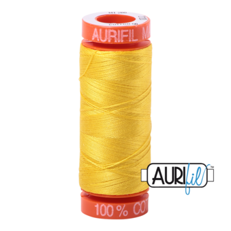 Aurifil Mako50 #2120 Canary - 200mtr **