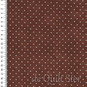 Beautifully Basics | Dots Saddle Brown [609A2]