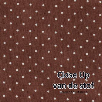 Beautifully Basics | Dots Saddle Brown [609A2]