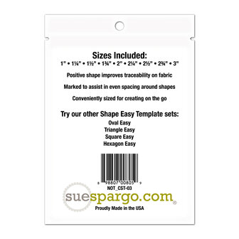Sue Spargo | Creative Stitching Tools - Circles Easy [NOT-CST-03]