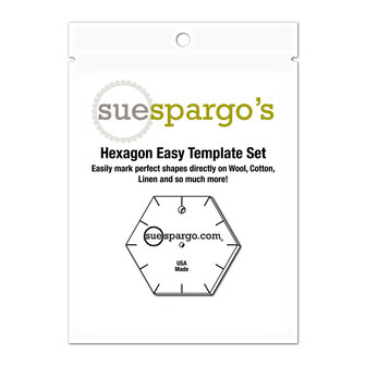 Sue Spargo | Creative Stitching Tools - Hexagons Easy [NOT-CST-04]