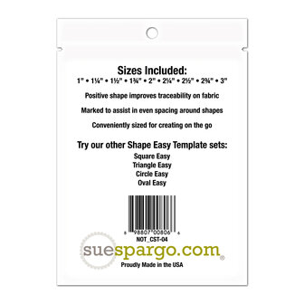 Sue Spargo | Creative Stitching Tools - Hexagons Easy [NOT-CST-04]