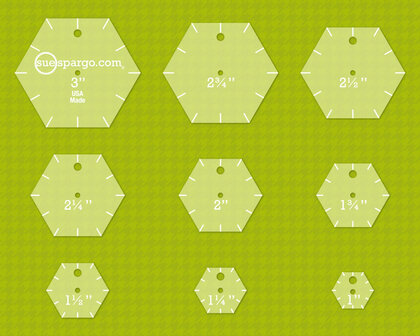 Sue Spargo | Creative Stitching Tools - Hexagons Easy [NOT-CST-04]