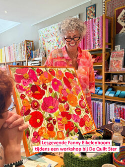 Workshop | Naaldenrol, Borduren &aacute; la Sue Spargo - Fanny Eikelenboom