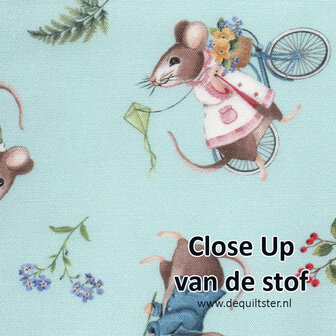 Deborah Edwards | Country Mouse - Toss Mice Blue Multi [29007-42]