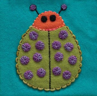Sue Spargo Kit | Ladybug - colorway 4