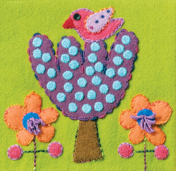 Sue Spargo Kit | Bird and Tree - colorway 3