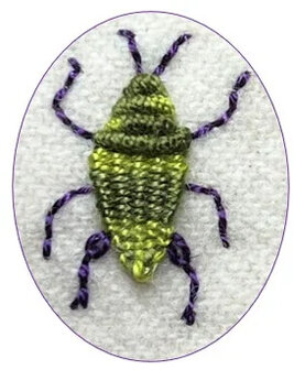 Beth Upstill | Garden of Embroidered Bugs *RESERVEER*