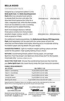 ByAnnie | Bella Quilt Coat Expansion Pack - Attached or Removable Hood [QE105]