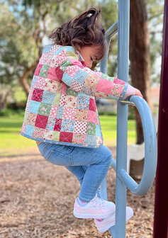 Melly &amp; Me | Tic Tac Toe - Children's Patchwork Jacket [MM186]
