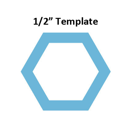 Hexagon 1/2inch - Template I-Spy 