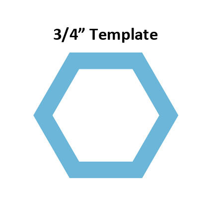 Hexagon 3/4inch - Template I-Spy